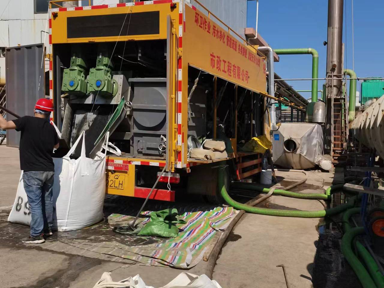 乌兰察布淤泥压干处理